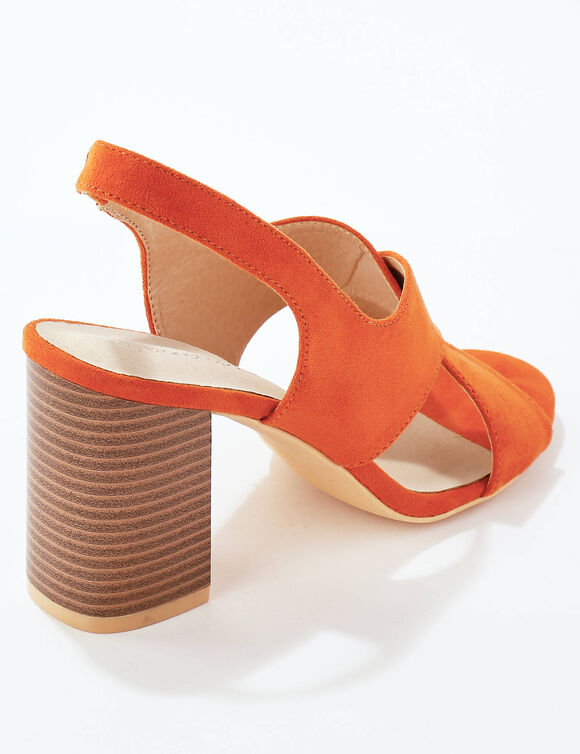 Sandales croisées à talon (terracotta) Sandales croisées à talon (terracotta)